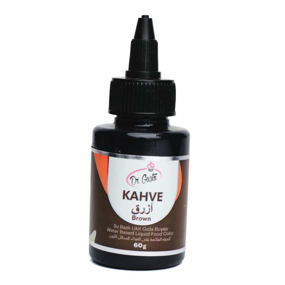 SU BAZLI LİKİT GIDA BOYASI - 60GR Kahve