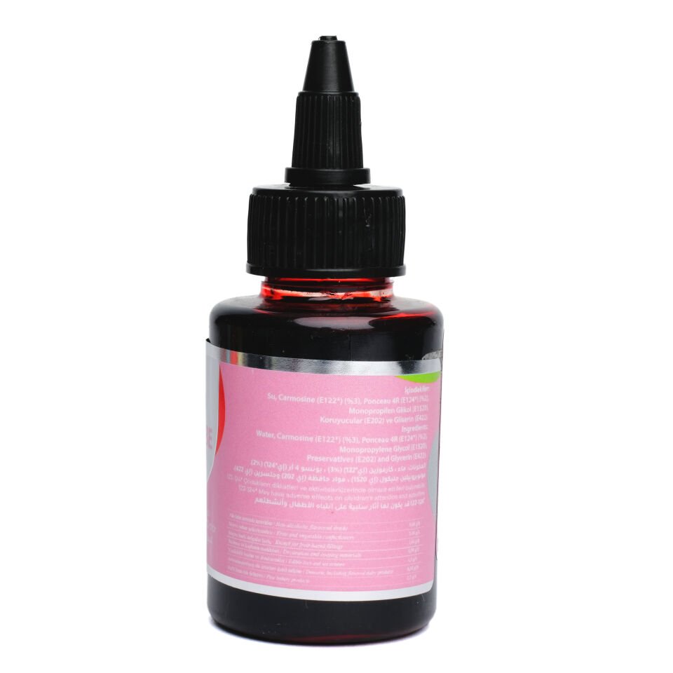 SU BAZLI LİKİT GIDA BOYASI - 60GR Bebe Pembe