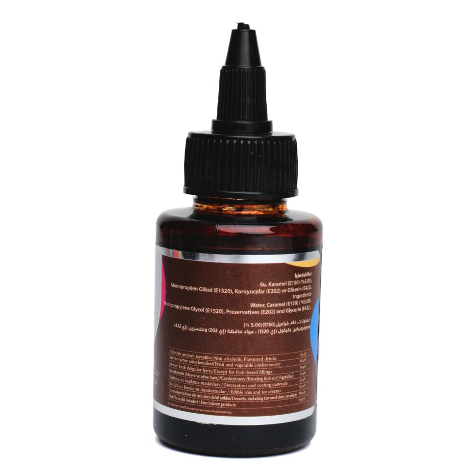 SU BAZLI LİKİT GIDA BOYASI - 60GR Karamel
