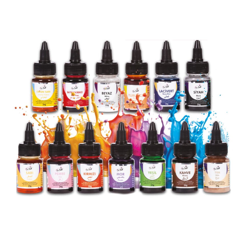 SU BAZLI LİKİT GIDA BOYASI - 25GR