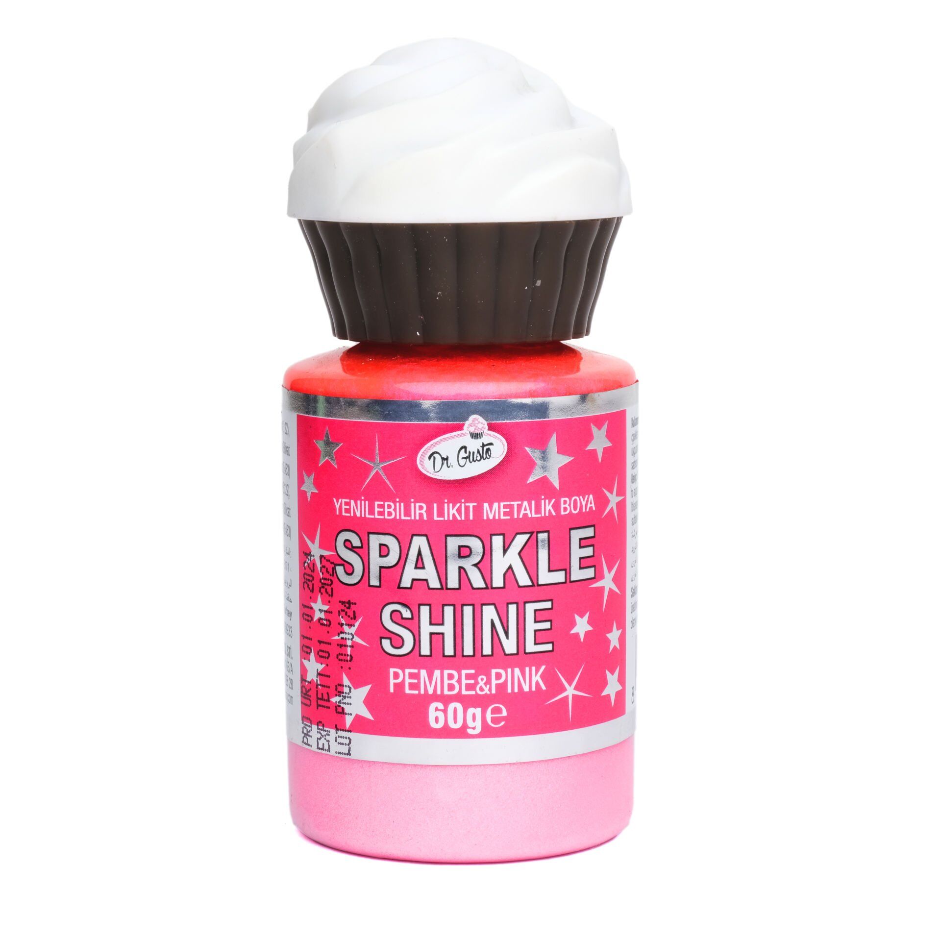 METALİK LİKİT BOYA - 60GR Pembe