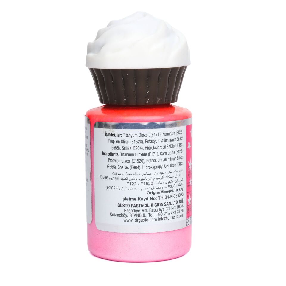 METALİK LİKİT BOYA - 60GR Pembe