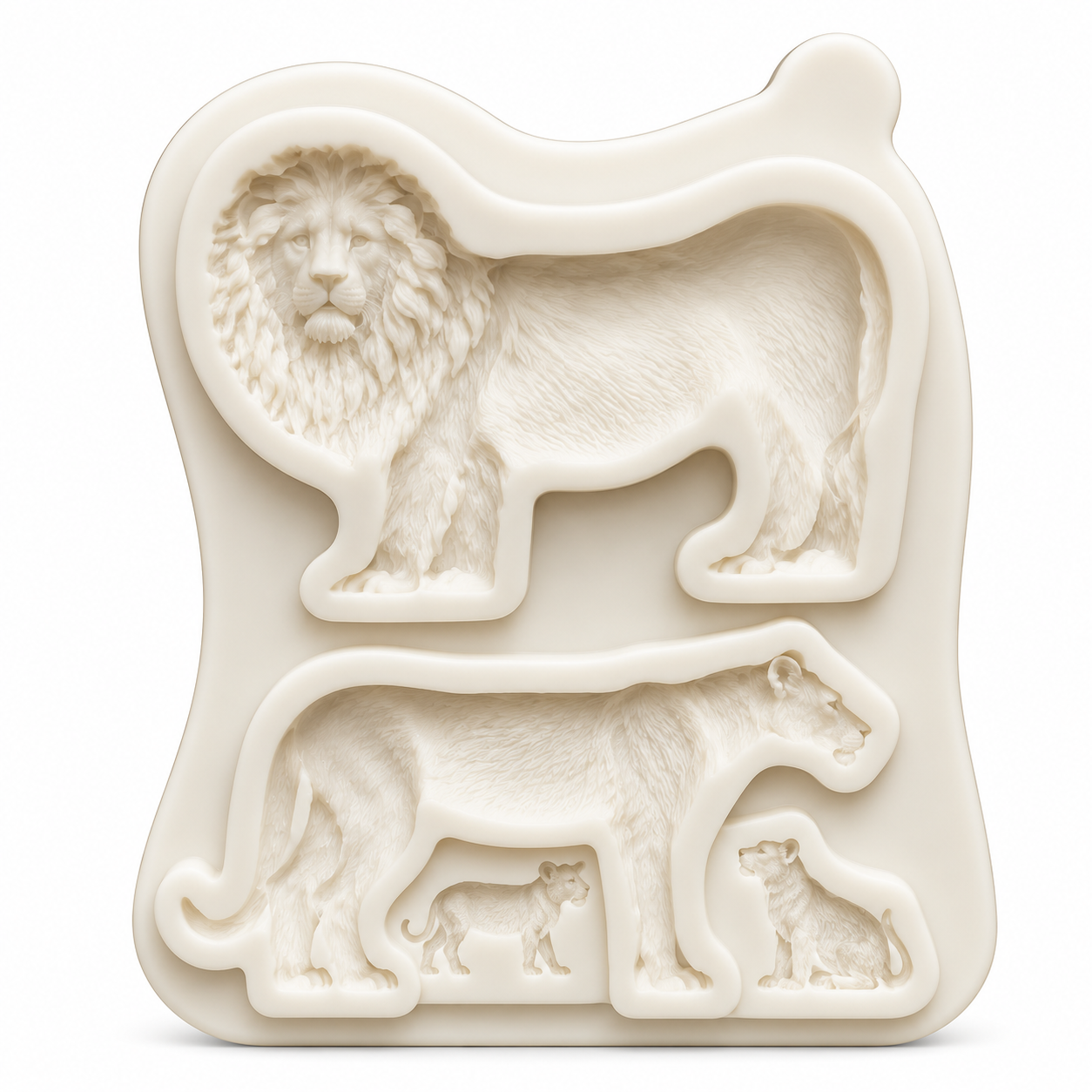 SİLİKON KALIP ASLAN 2’ Lİ