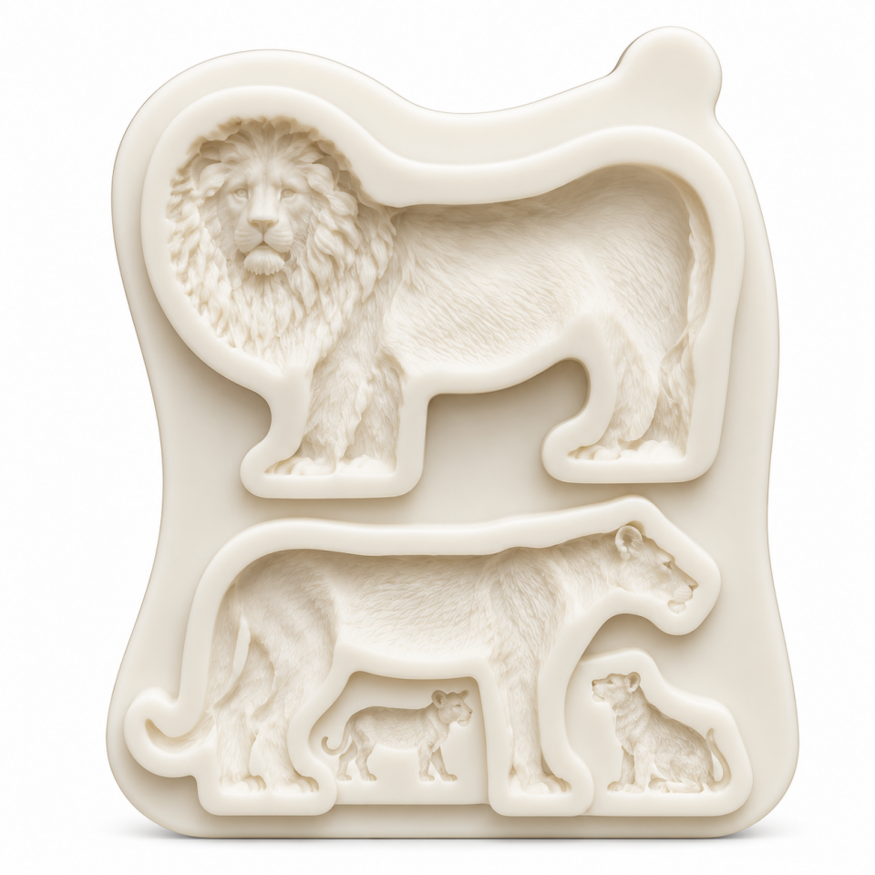 SİLİKON KALIP ASLAN 2’ Lİ