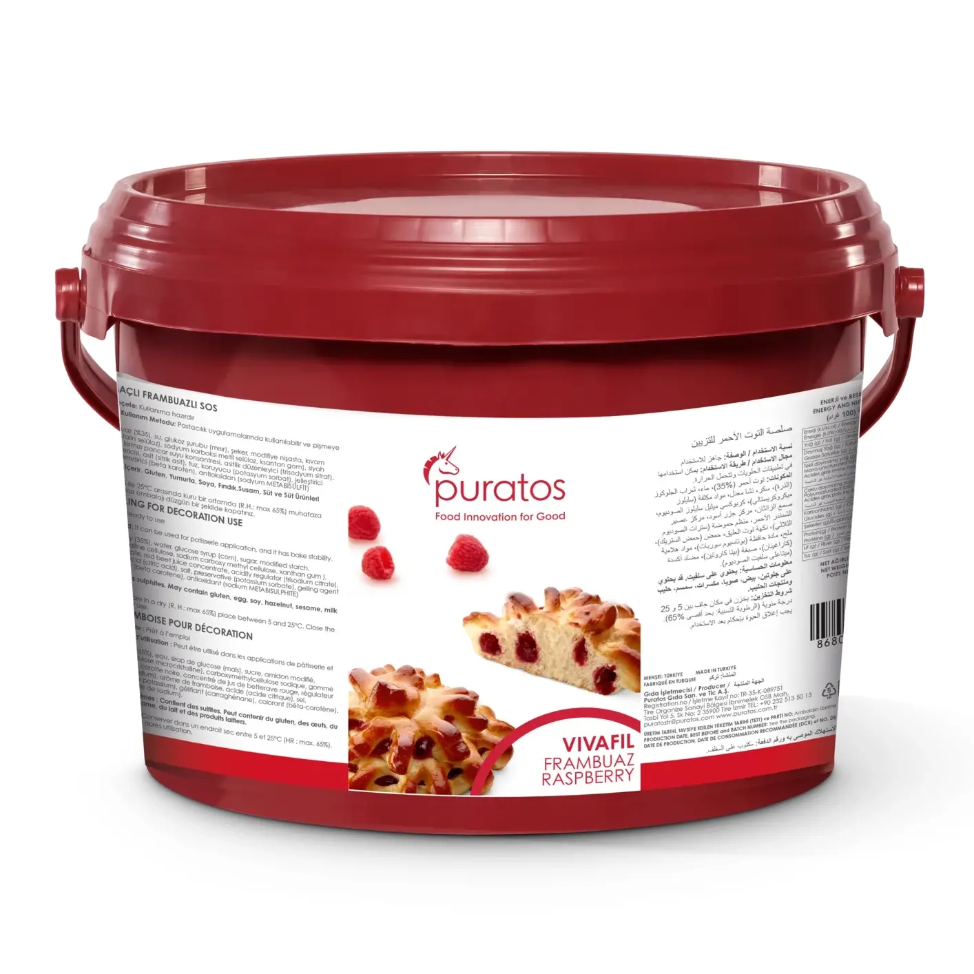 PURATOS VIVAFIL FRAMBUAZ 6KG