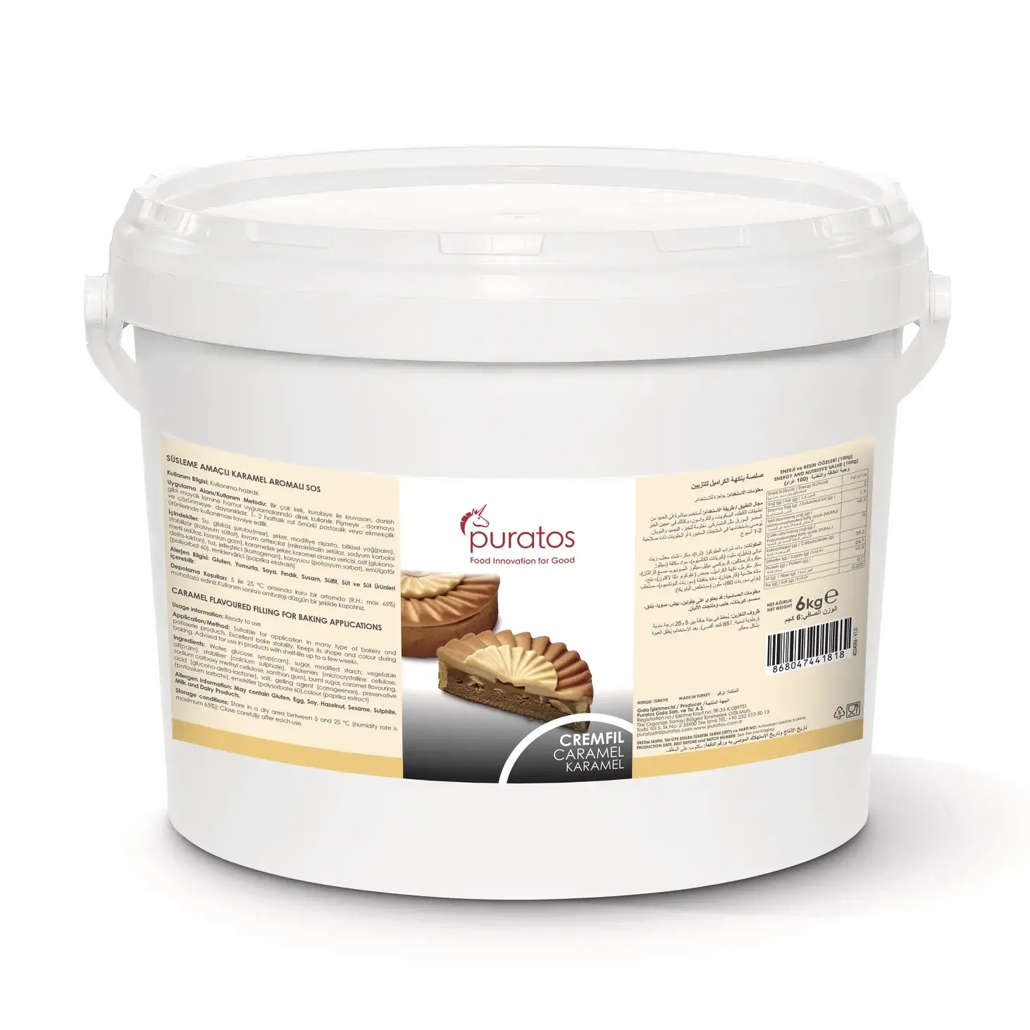 PURATOS CREMFIL KARAMEL 6KG