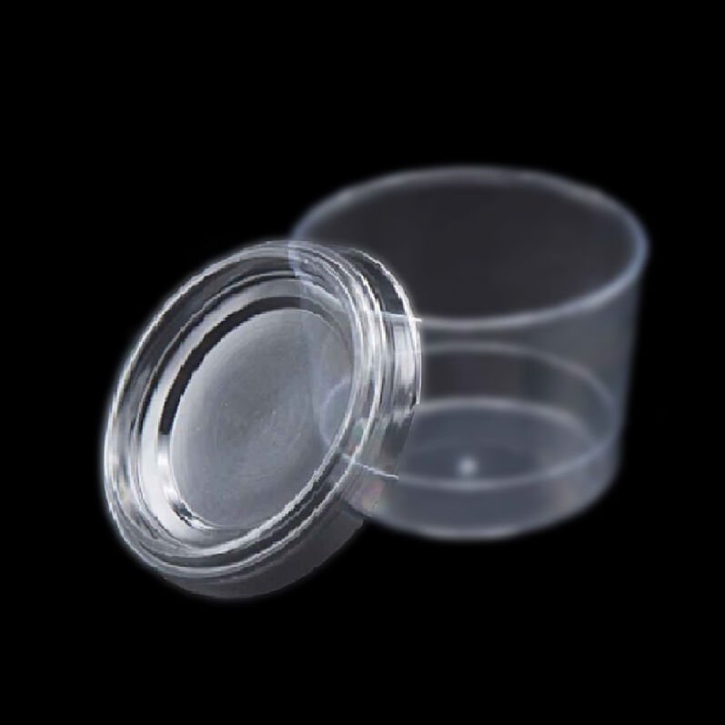 PLASTİK SİLİNDİR TATLI KASESİ KAPAĞI 15Lİ - 250CC