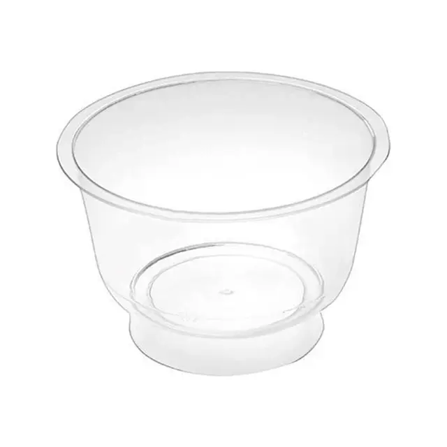 AYAKLI TATLI KASESİ (ŞEFFAF) 200CC - 25 ADET