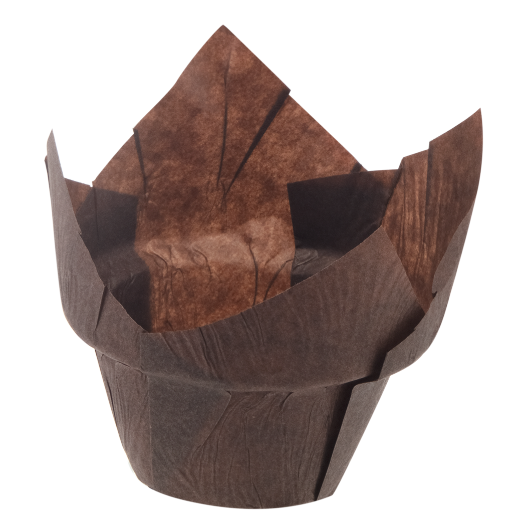 KADEMELİ TULİP KEK KALIBI  15 li