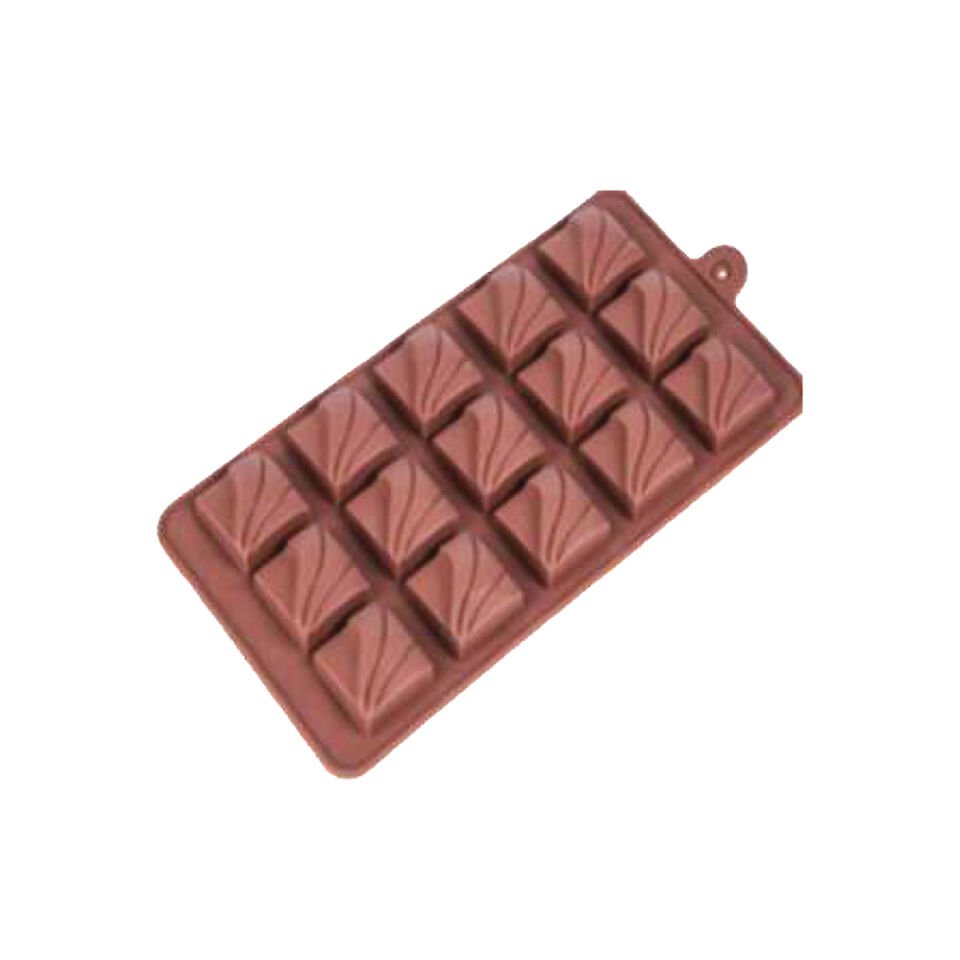 SİLİKON ÇİKOLATA KALIBI DEKORATİF KARE