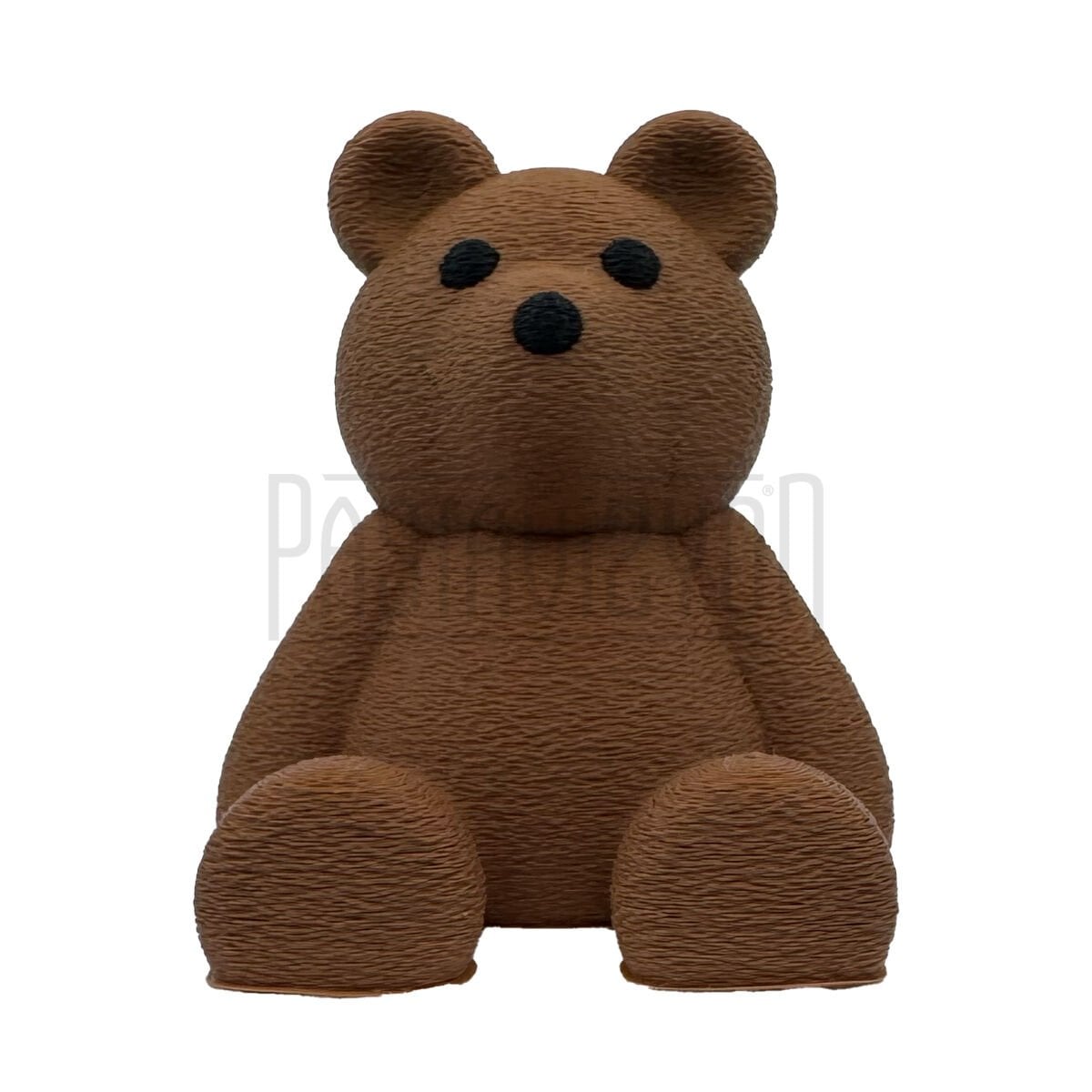 OTURAN AYI FİGÜRÜ AÇIK KAHVERENGİ