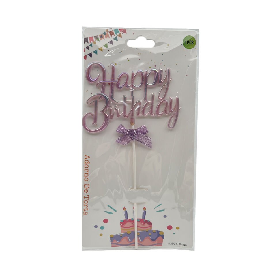HAPPY BIRTHDAY NEON Lila