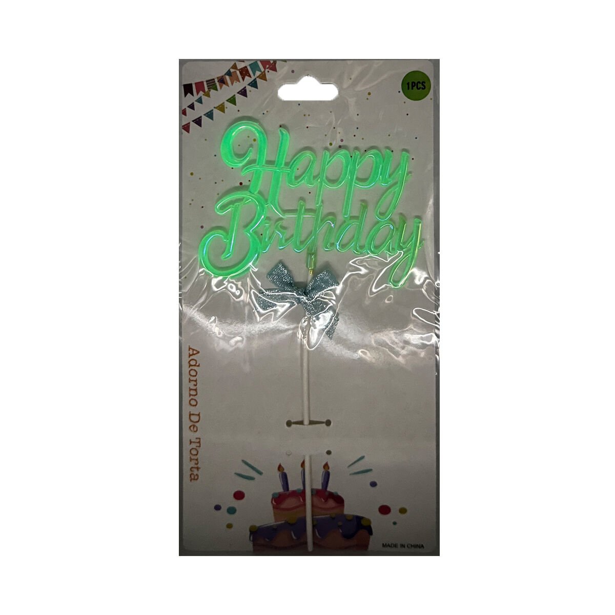 HAPPY BIRTHDAY NEON Yeşil