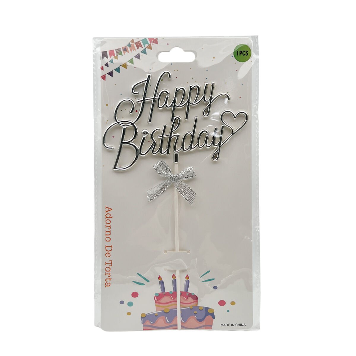 HAPPY BIRTHDAY NEON Gümüş
