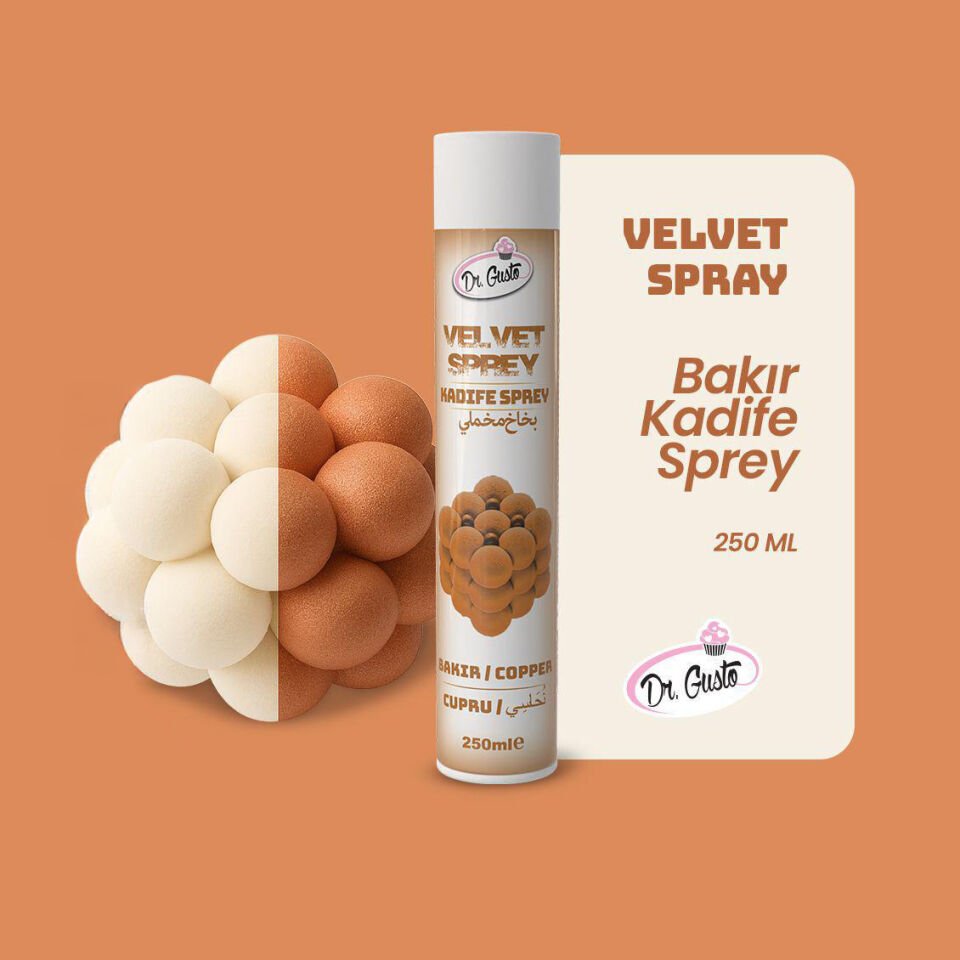 KADİFE SPREY BOYA SOFT RENKLER 250 ml - Bakır