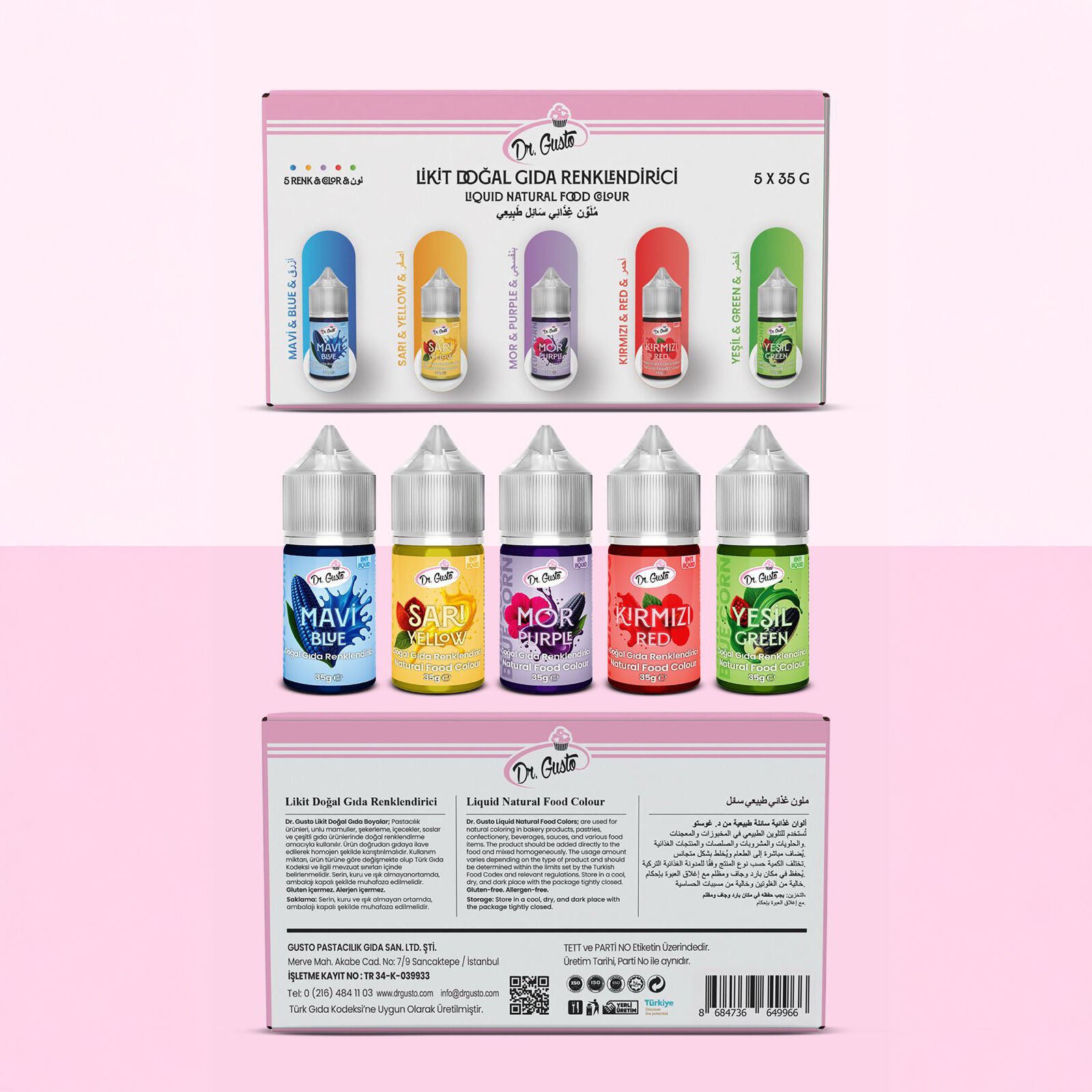 LİKİT DOĞAL GIDA BOYASI