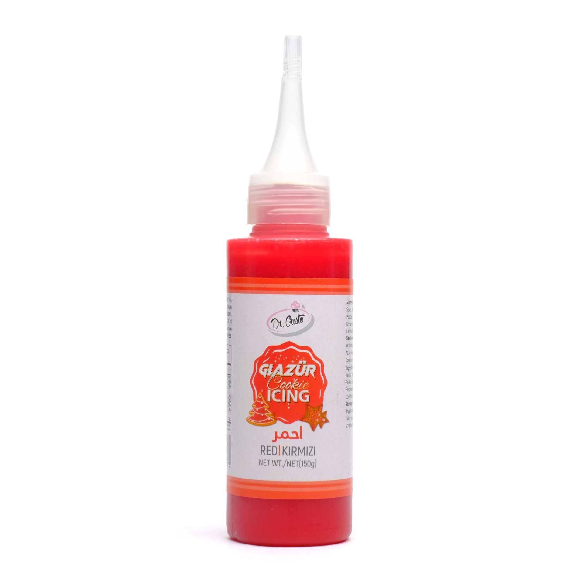 GLAZÜR COOKIE ICING - 150 ML Kırmızı