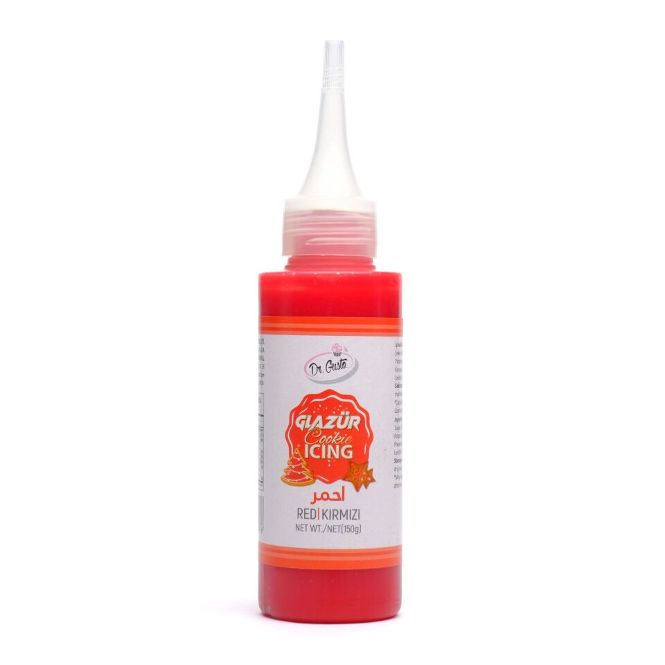 GLAZÜR COOKIE ICING - 150 ML Kırmızı