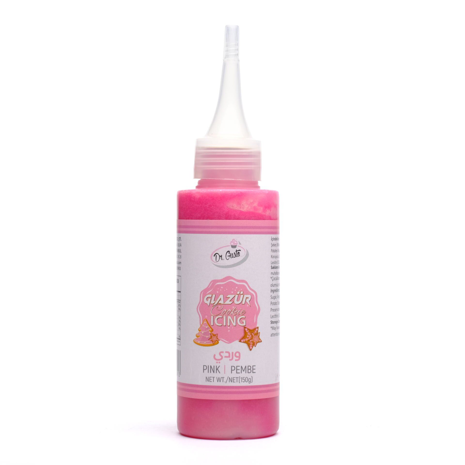 GLAZÜR COOKIE ICING - 150 ML Pembe