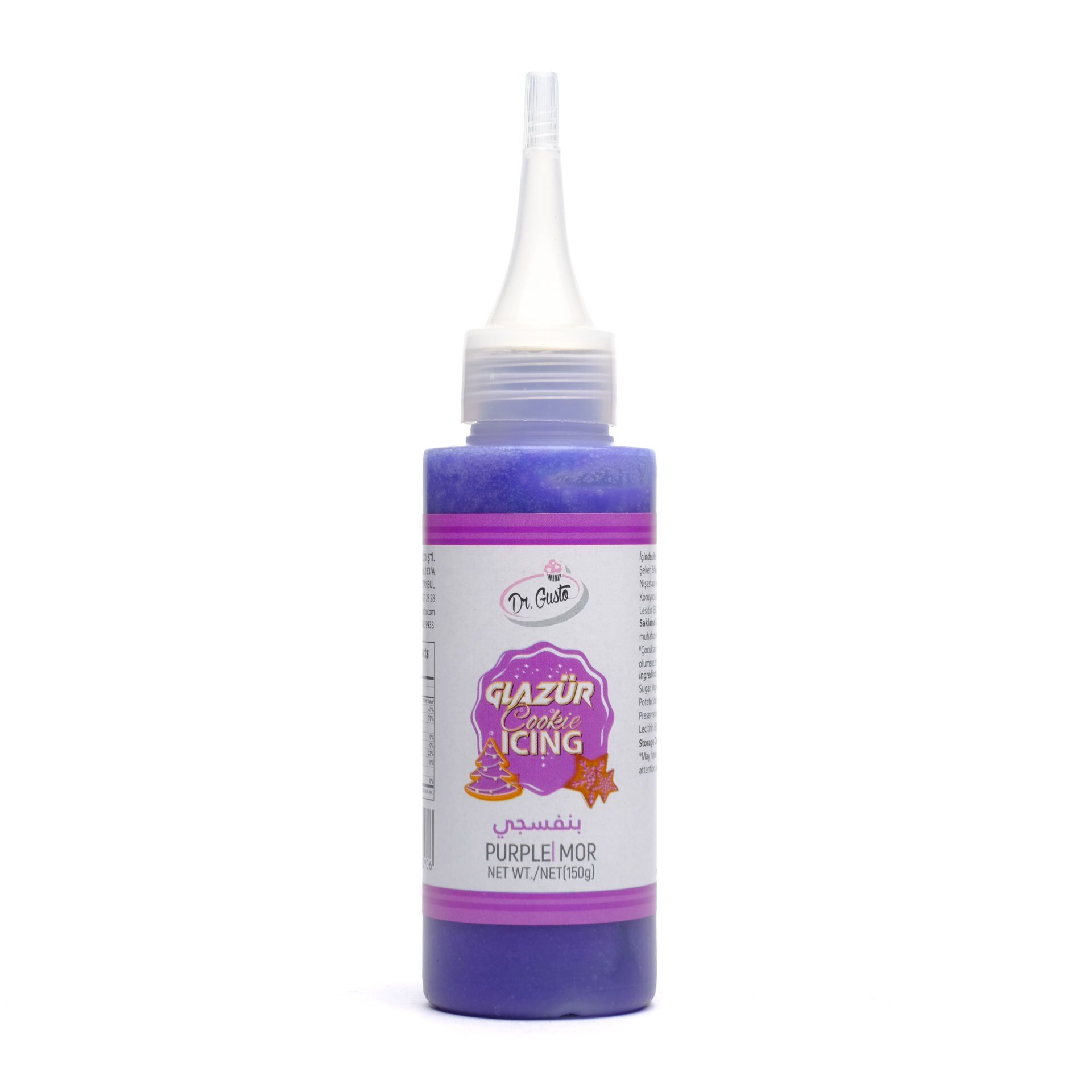 GLAZÜR COOKIE ICING - 150 ML Mor