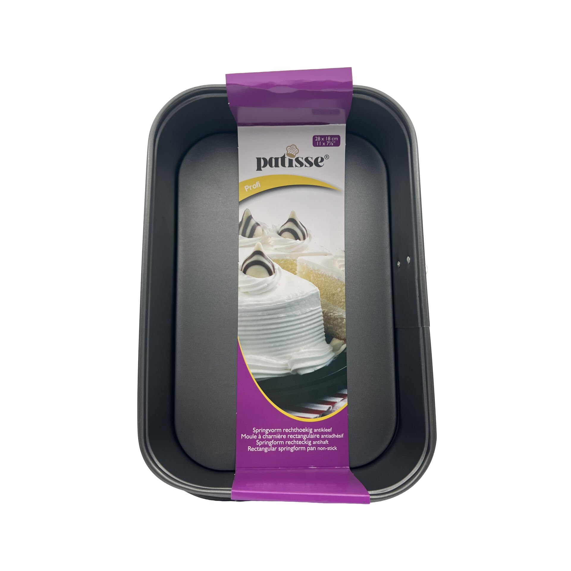 PATİSSE PROFI DİKDÖRTGEN KELEPÇELİ 28x18CM - 2908