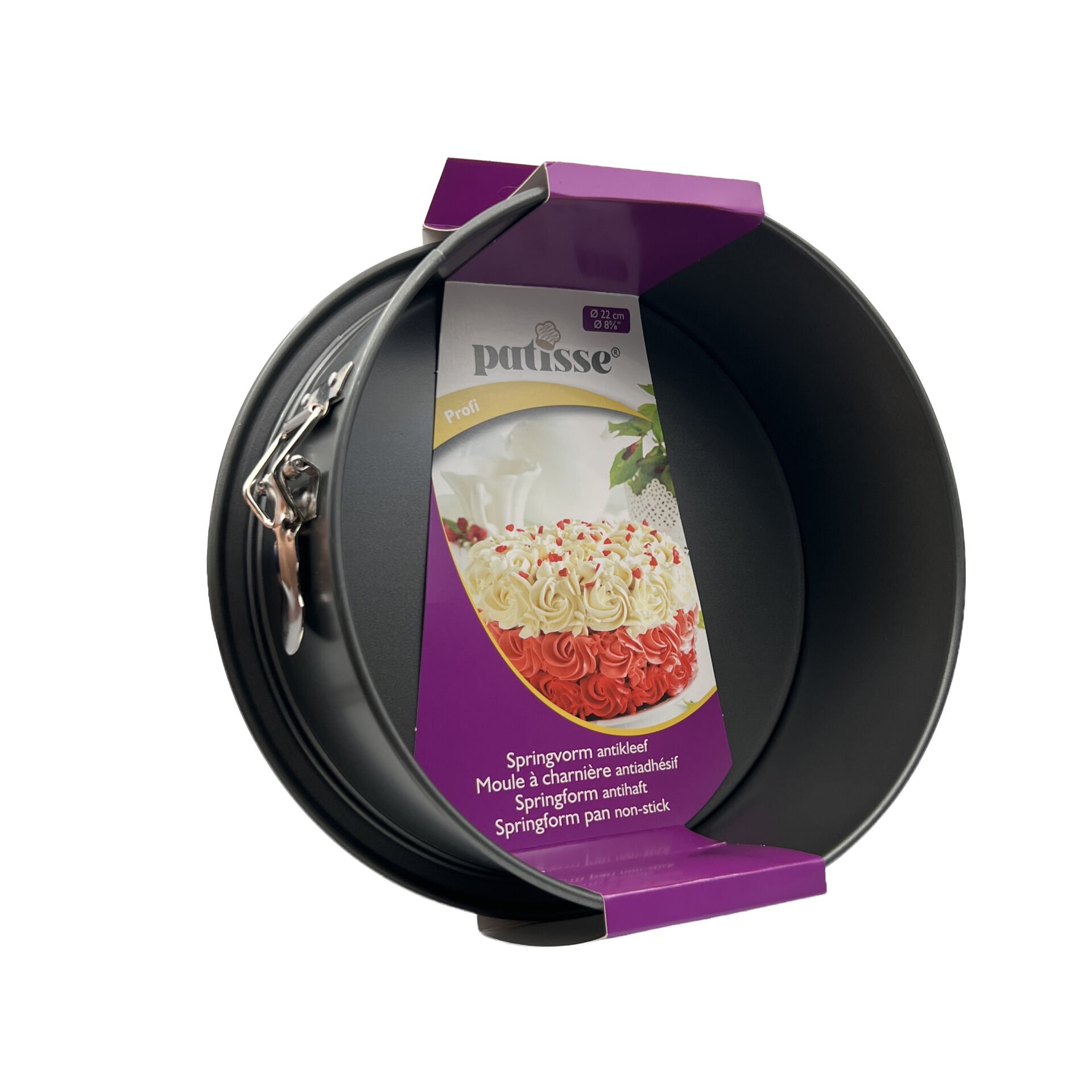 PATİSSE SIZDIRMAZ TABANLI KELEPÇELİ KALIP 22CM - 2978