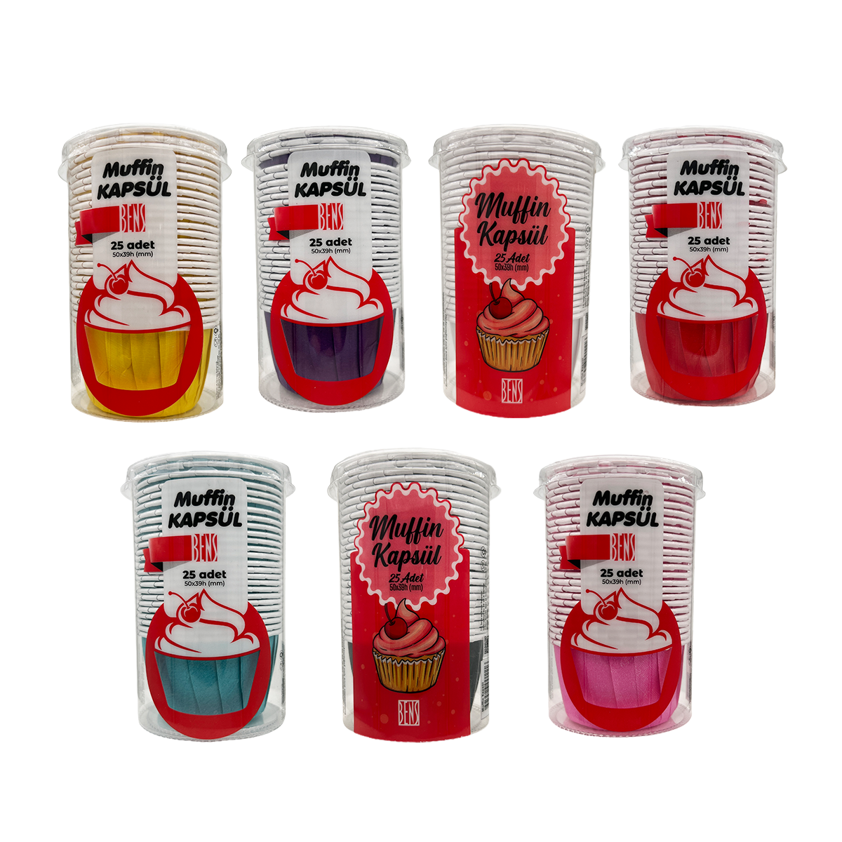 BENS MUFFIN KAPSÜL 25 ADET