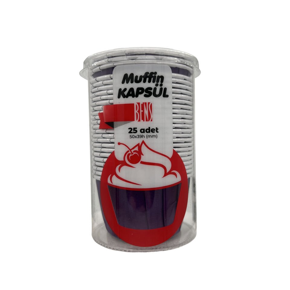BENS MUFFIN KAPSÜL 25 ADET Mor