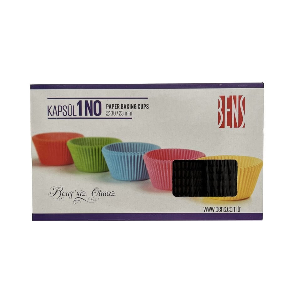 BENS KAPSÜL 1NO KAHVERENGİ 30x23MM