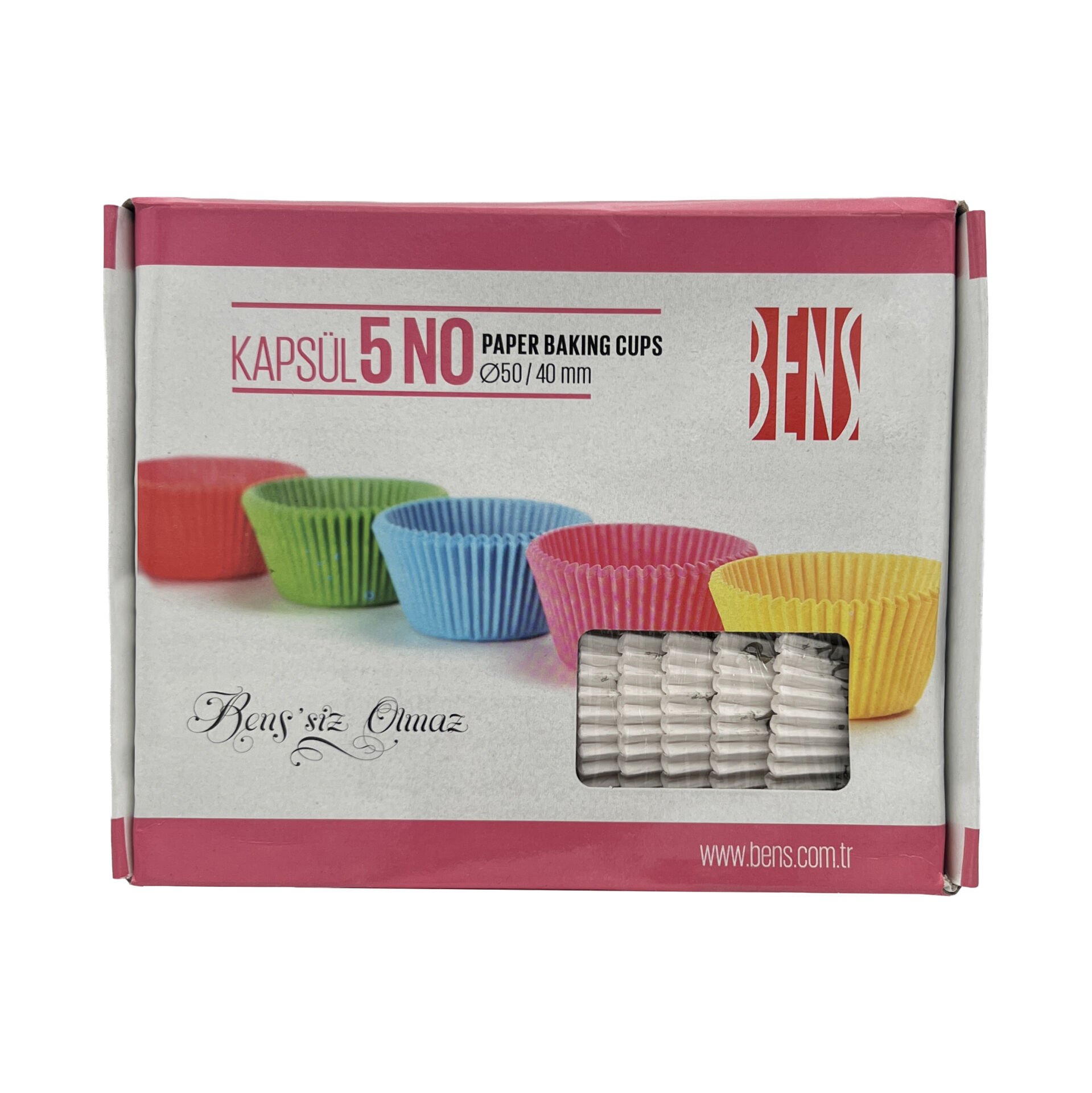 BENS KAPSÜL 5NO BEYAZ 40MM