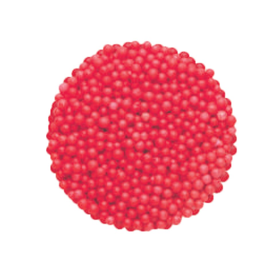 DEKORATİF ŞEKER - 2 MM Kırmızı - 45 Gr