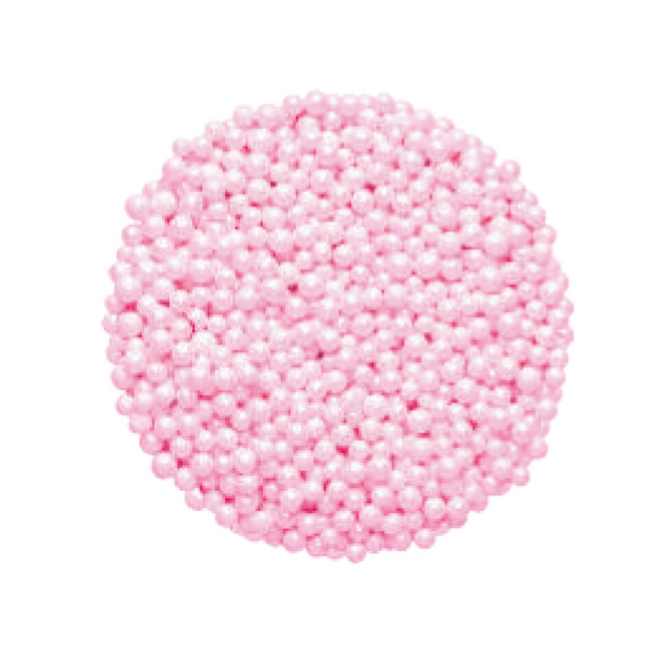 DEKORATİF ŞEKER - 2 MM Bebe Pembe - 45 Gr